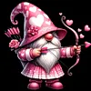 >SALE<5D DIY Full Round Drill Diamond Painting Cupid Gnomes Home Decor Kit 30x30cm