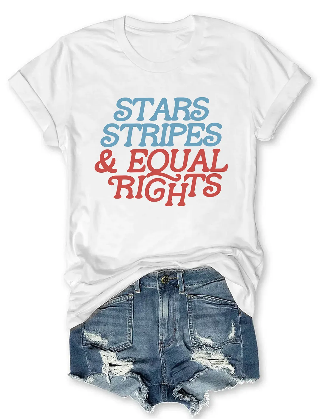 Stars And Stripes Equal Rights T-shirt