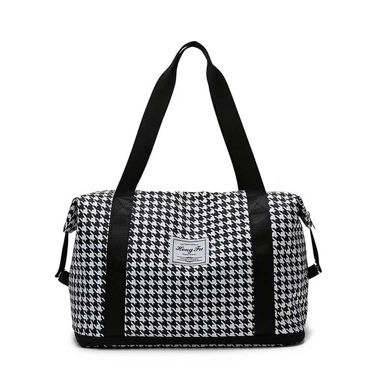 Fashion Duffel Bag Casual Zipper Large Capacity Gym Bag Expandable for Men Women-Annaletters