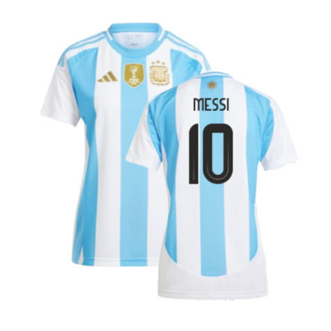 Maillot Argentine Femme Lionel Messi 10 Domicile 2024/2025