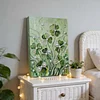(30x40cm)DIY Pearl Painting Framed Lucky Leaf Handmade Pearl Material Art Kit Living Room Decor