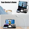 Wireless Charging Station for Apple, Wired Charger for iPad Charging Station, 4 in 1 Wireless Charging Stand Multiple Devices for iPhone 15 Pro Max 14 13 12, iWatch 8 7 6 5 4 3 2 Se, Airpods 3 2 Pro
