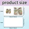 6Pcs Diamond Painting Bicycle Town Greeting Card Set with Envelopes for Birthdays Thanksgiving & Special Occasion