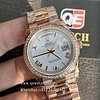 Rolex Day-Date 36 m128345rbr-0070 Rose Gold White Dial Diamond Bezel (36mm) Super Clone
