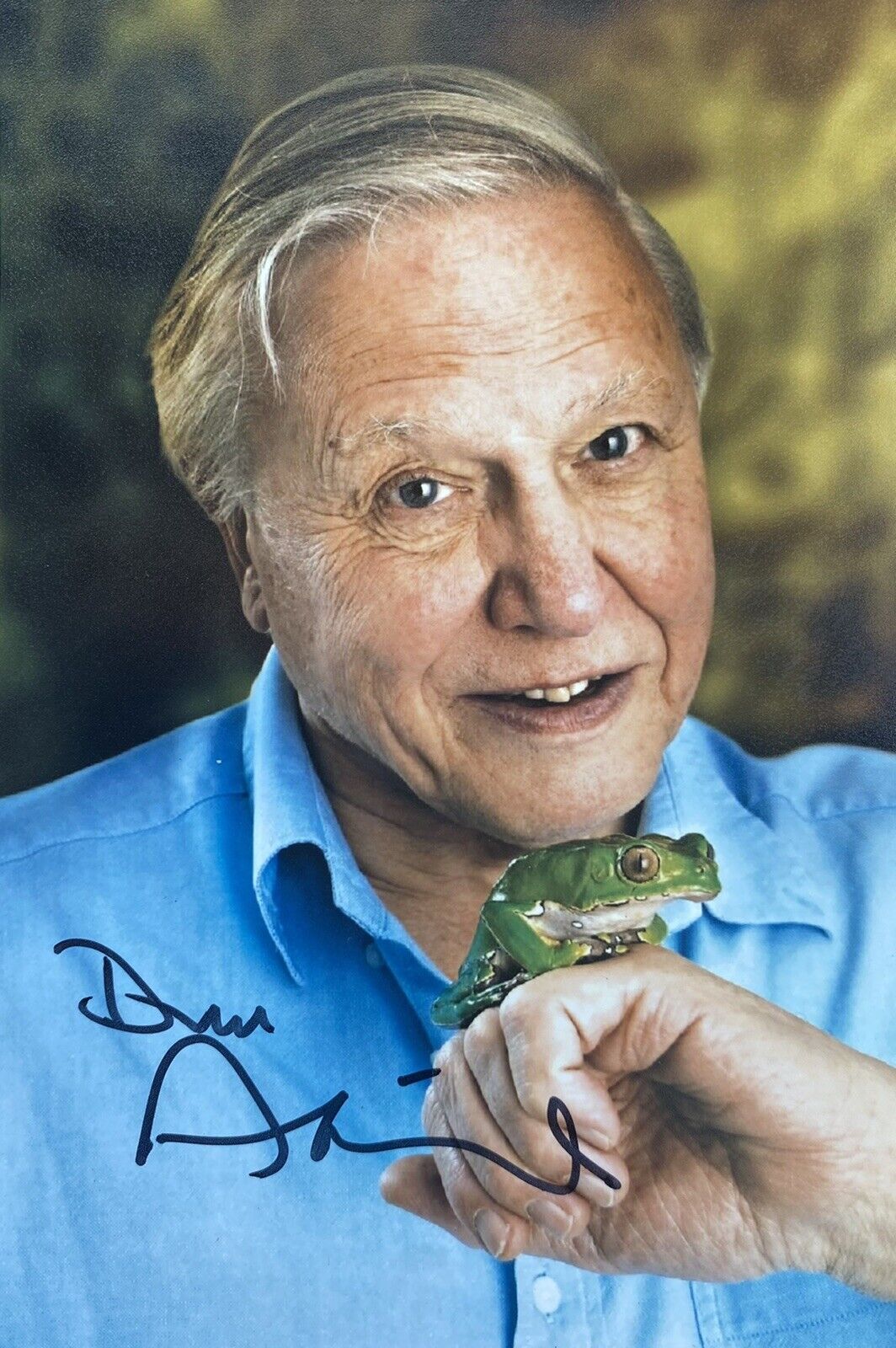 Sir David Attenborough Genuine Hand Signed 6x4 Photo Poster painting 12