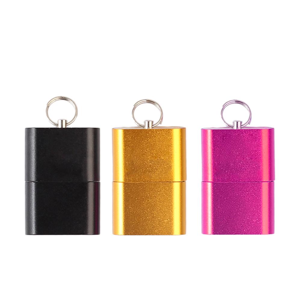 

Mini Aluminium Alloy USB 2.0 T Flash TF Micro SD Memory Card Reader Adapter, Black, 501 Original
