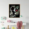 Silhouette Of Snow White-Full Round Diamond Painting 40*50CM