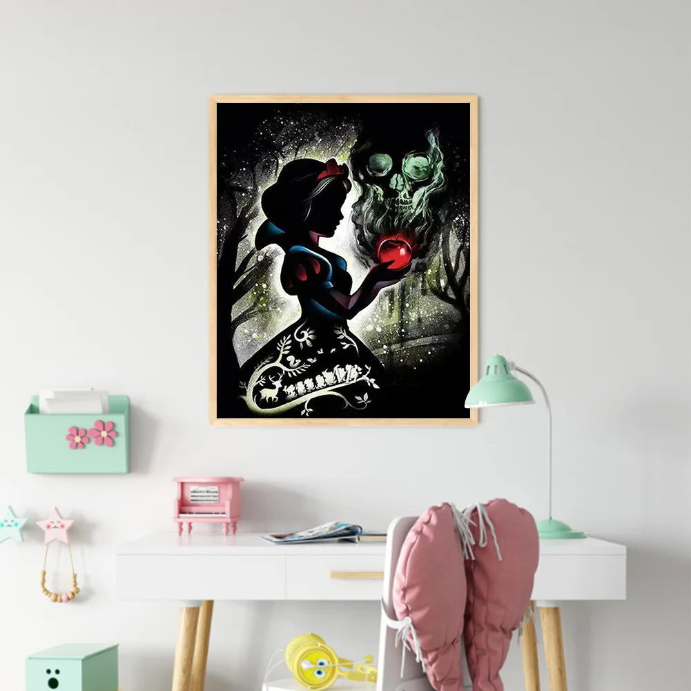 Full Round Diamond Painting 40*50cm - Silhouette