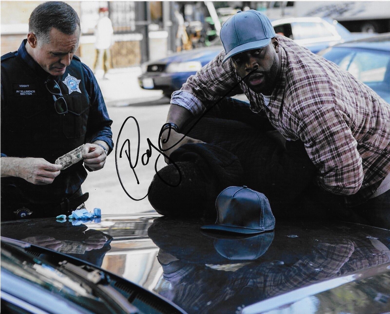 LAROYCE HAWKINS 'CHICAGO PD' KEVIN ATWATER SIGNED 8X10 PICTURE *COA 3