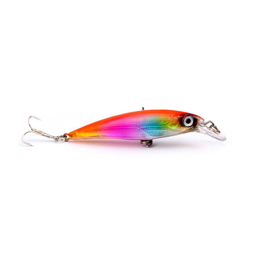 

8.2cm 7.3g Fishing Lures Minnow Floating Artificial Hard Bait Fish Tackle, 10pcs, 501 Original