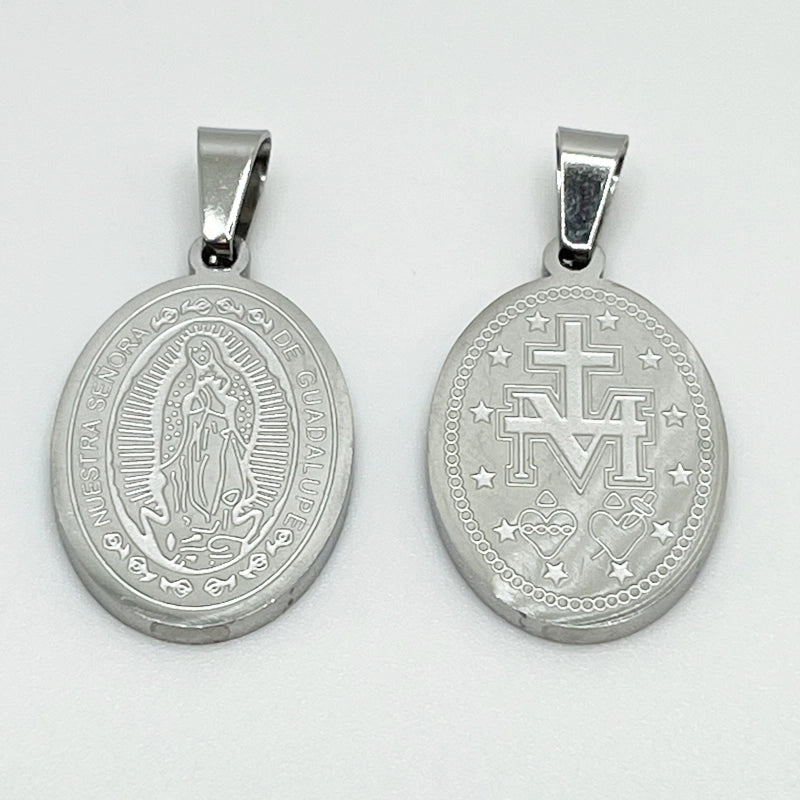 1 Piece 304 Stainless Steel Human Virgin Mary Pendant Jewelry Accessories