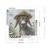 Daisy Garden Donkey-Full Round Diamond Painting 30*30CM