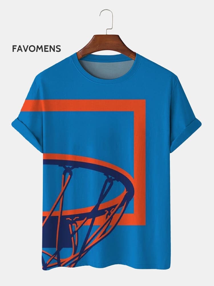 Sports Basketball Hoop T-Shirt Multicolor / S