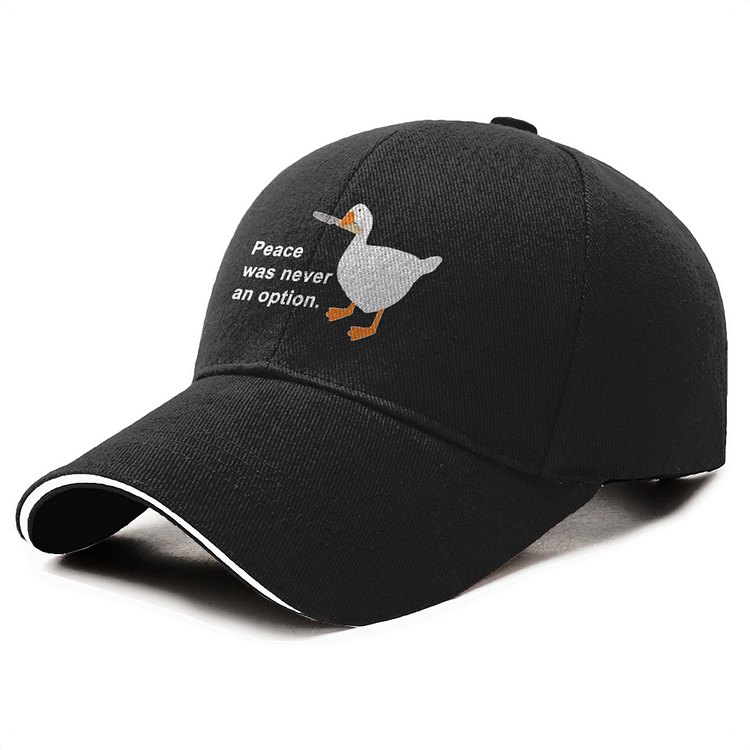 Peace Was Never An Option, Goose Baseball Cap