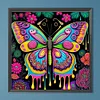 5D DIY Full Round Drill Diamond Painting Butterfly Kit Home Decoration Art Craft