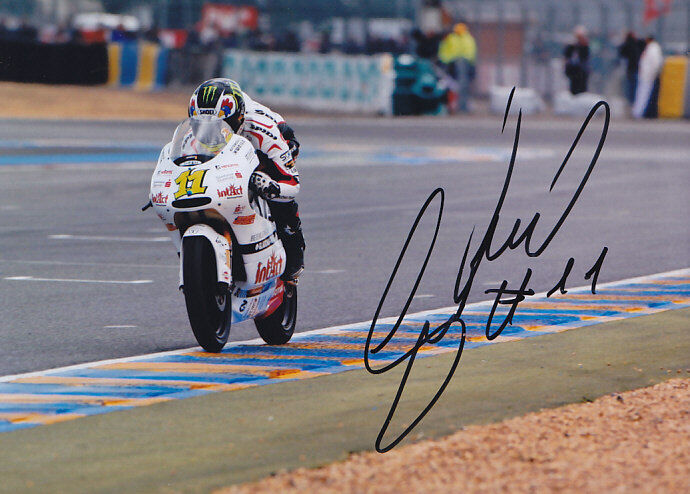 Sandro Cortese Aprilia 125cc Signed Photo Poster painting 5x7 2011.