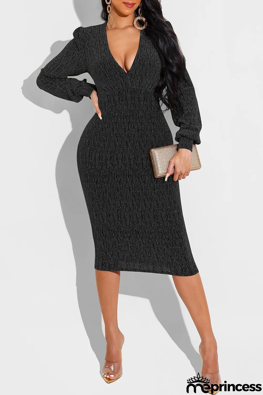 Yellow Sexy Solid Split Joint V Neck One Step Skirt Dresses