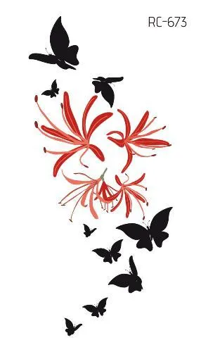 Water Transfer Sexy Tattoo Swallow Bird Tattoo Body Art Waterproof Temporary Fake Flash Tattoo for Man Woman Kid 10.5*6cm