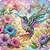 DIY Partial Special Shaped Drill Diamond Painting-Hummingbird