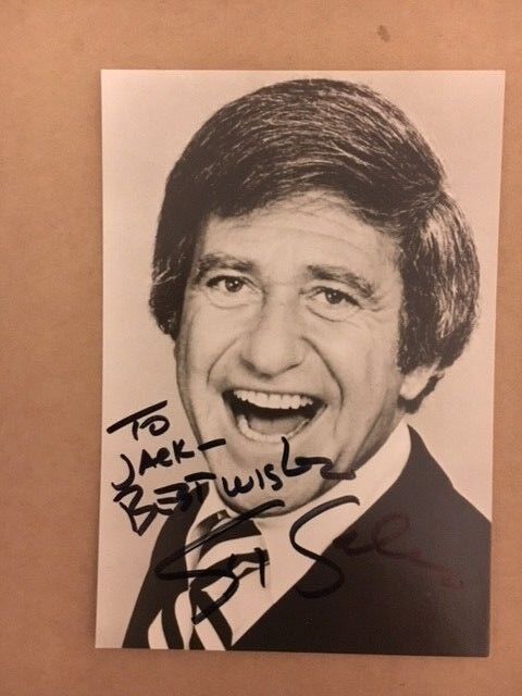 Soupy Sales Signed Sharp 3 1/2 x 5 1/2 Vintage Photo Poster painting Auction COA