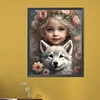Diamond Painting -DIY Full Square Drill Little Girl(45x55 CM)