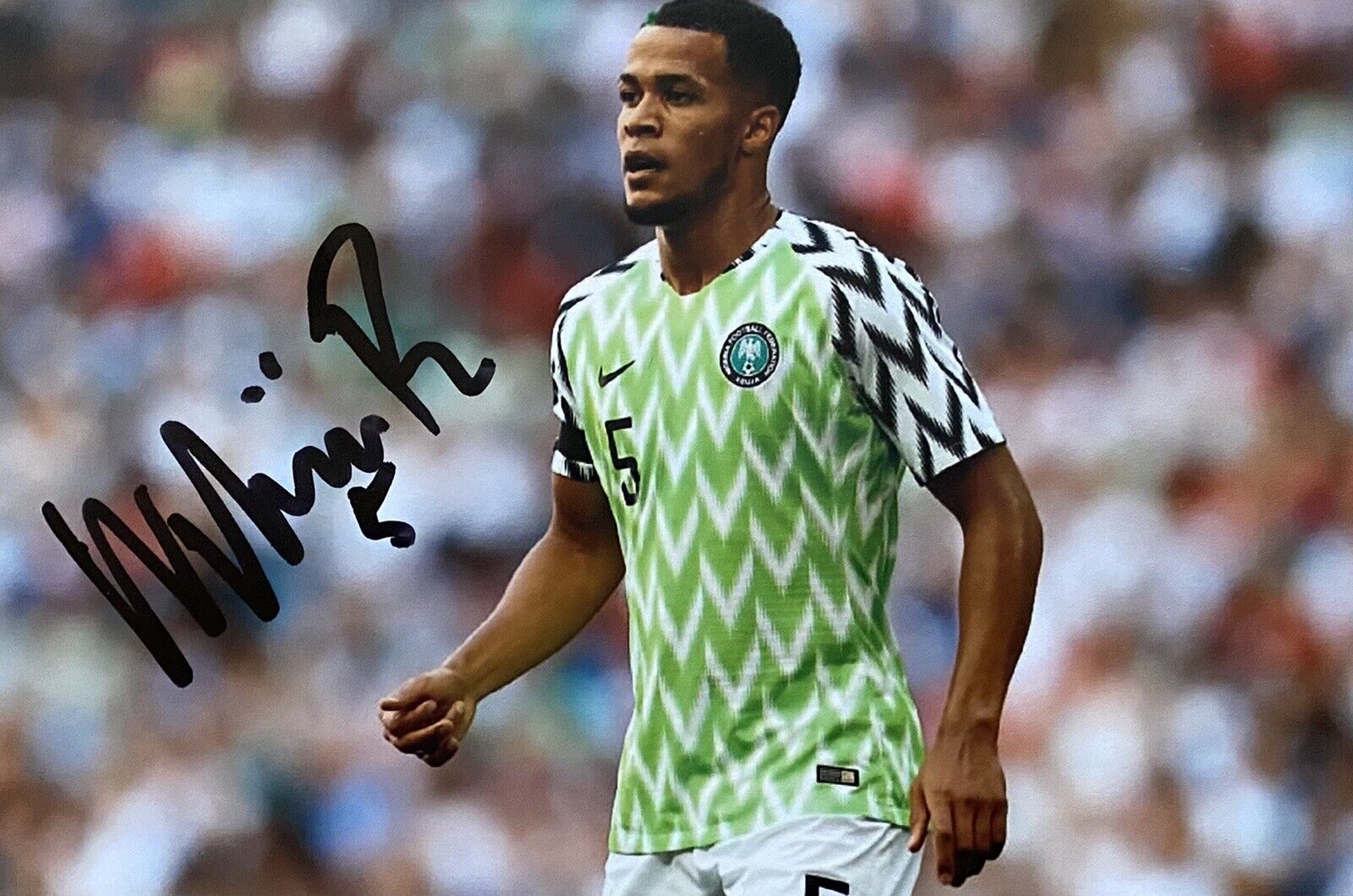 William Troost-Ekong Genuine Hand Signed Nigeria 6X4 Photo Poster painting