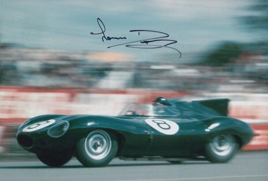 Norman Dewis Hand Signed 12x8 Photo Poster painting Le Mans Autograph Jaguar