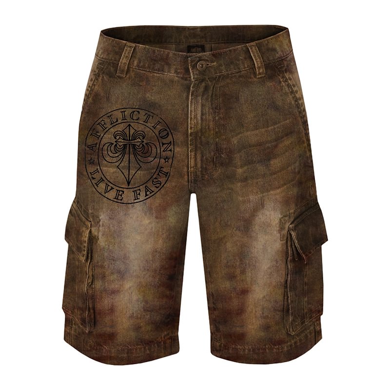 Mens Outdoor Tactical Shorts Multi-pocket Retro Shorts-Compassnice®