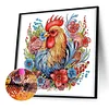 Diamond Painting-DIY Crystal Rhinestone Flower Rooster