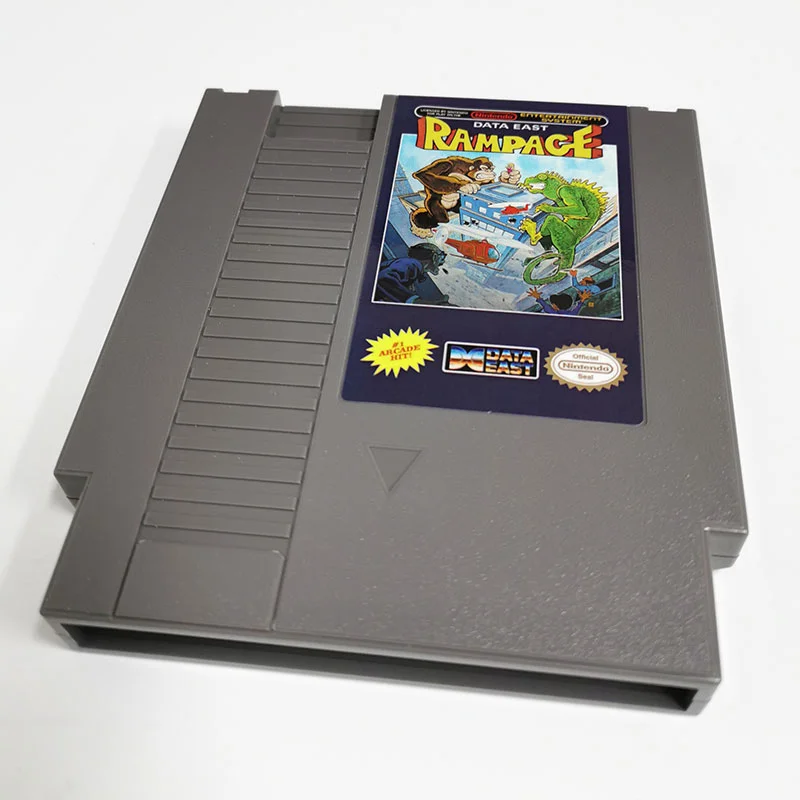 Rampage For Nintendo NES - 8 Bit Game Cartridge