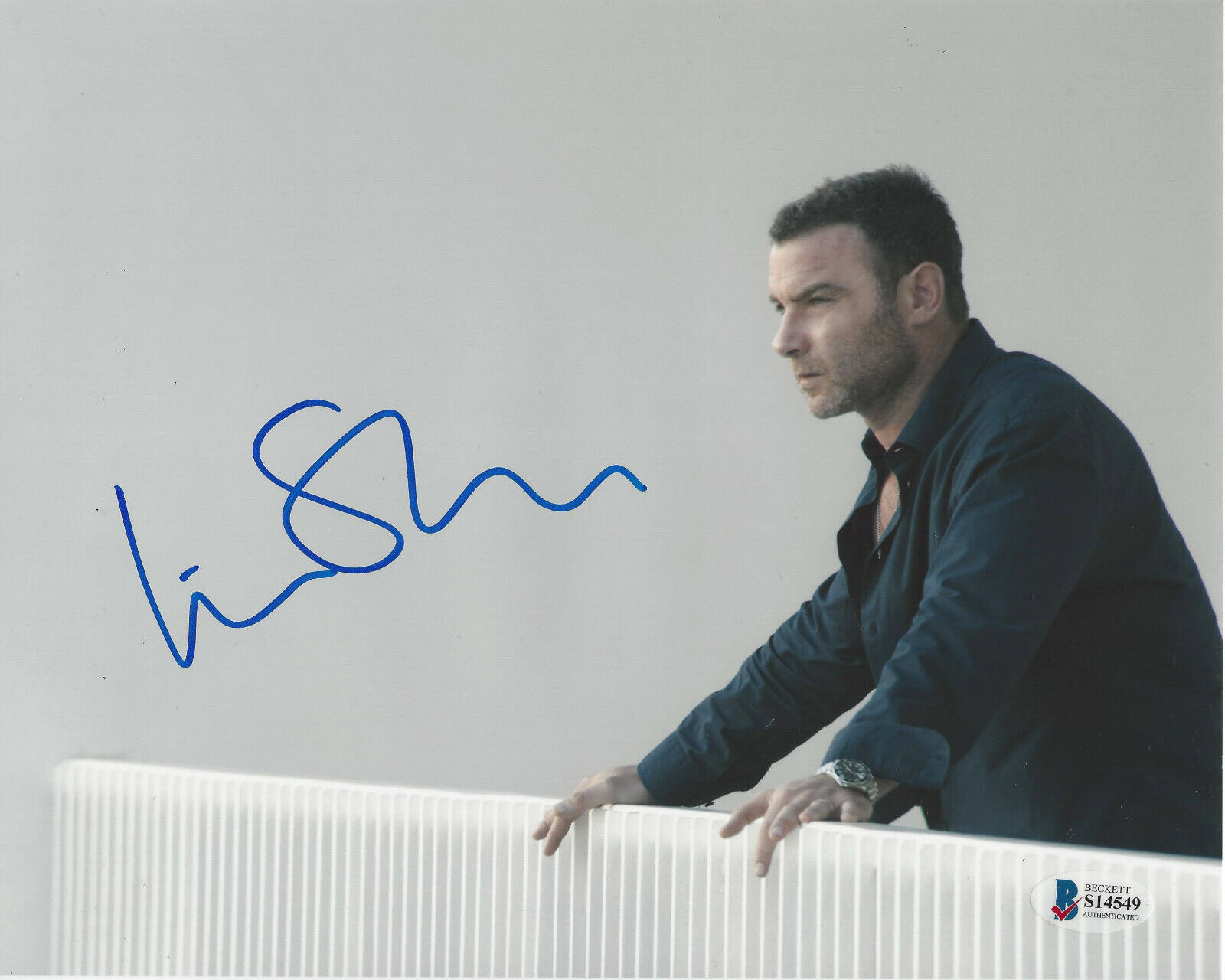 LIEV SCHREIBER SIGNED AUTOGRAPH RAY DONOVAN 8x10 Photo Poster painting 2 ACTOR BECKETT COA BAS