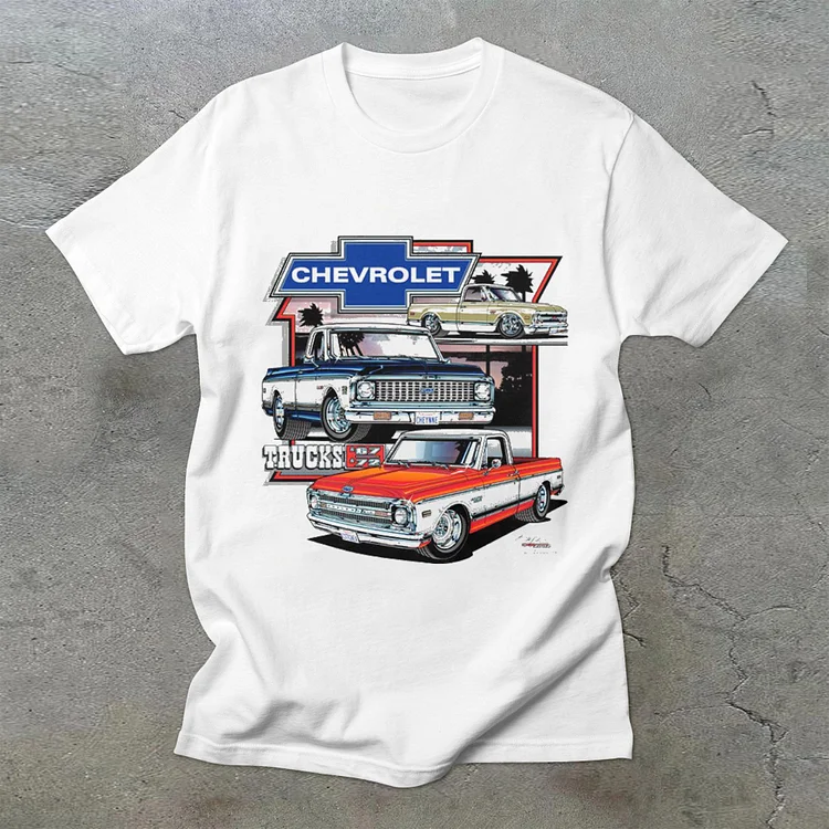 Retro Tide Brand Casual Short Sleeve Street T-Shirt