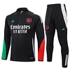 Joyfball 2024/2025 Arsenal Half-Pull Training Suit Black Football Shirt 1:1 Thai Quality