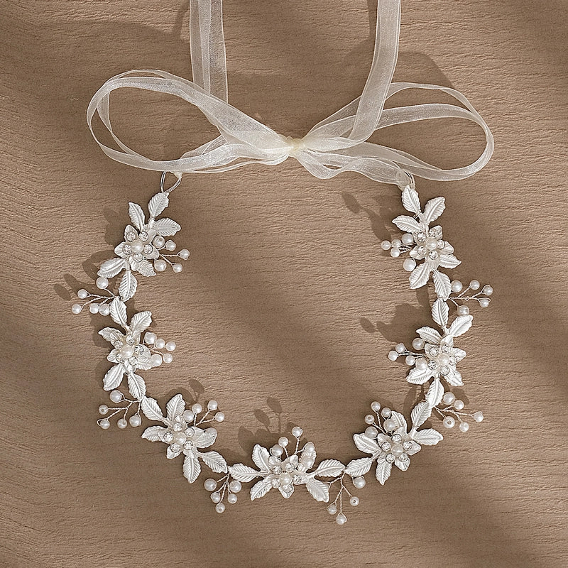 Elegant Bridal Women’s Flower Alloy Diamond Insert Comb