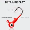 20 Pieces Lure Fishhook Jig Head Hook Fishing Jig Hook for Jigging Fishing Tools