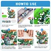(US Only)Acrylic 2D Flat Print DIY Cactus Pots Diamond Painting Art Tabletop Decorations