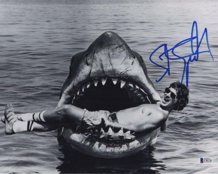 REPRINT - STEVEN SPIELBERG Jaws Autographed Signed 8 x 10 Photo Poster painting Poster RP