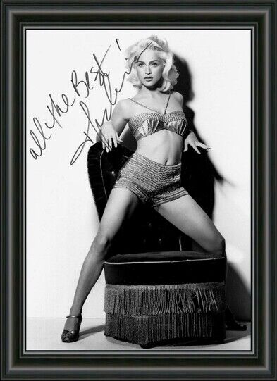 MADONNA - A4 SIGNED Photo Poster painting POSTER PRINT -  POSTAGE