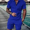Gioiacombo&trade; Set casual da spiaggia a maniche corte da uomo