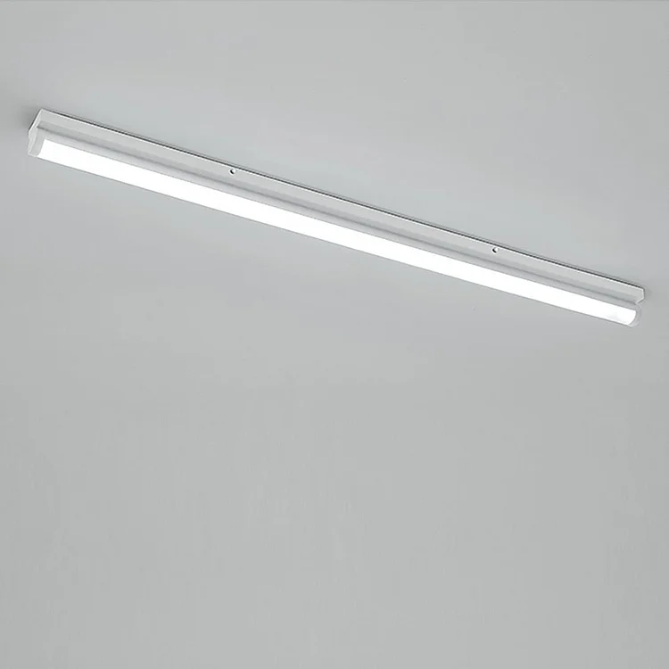 24'' 30'' Rectangular LED Modern Flush Mount Lighting White Black Ceiling Lights - Appledas