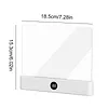 Book Light Rechargeable Clear LED Flat Reading Light with 3 Colors & Timer Dimmable Panel Plate Lamp Funny Gifts for Readers Kids Women Men