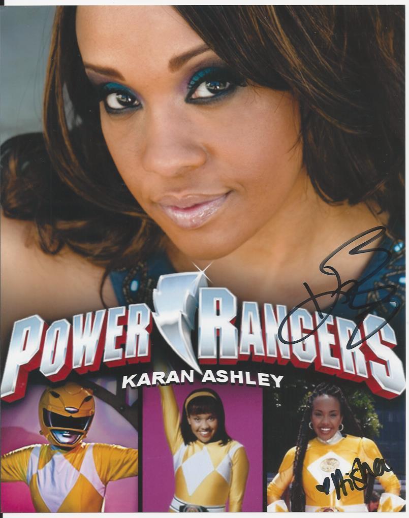 Karan Ashley - Power Rangers signed Photo Poster painting