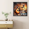 Diamond Painting-DIY Full Round Drill Western Elements Guitar And Horse