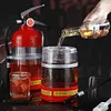 1.5L Beer Barrels Acrylic Fire Extinguisher Shape Liquor Dispenser Bar Accessory