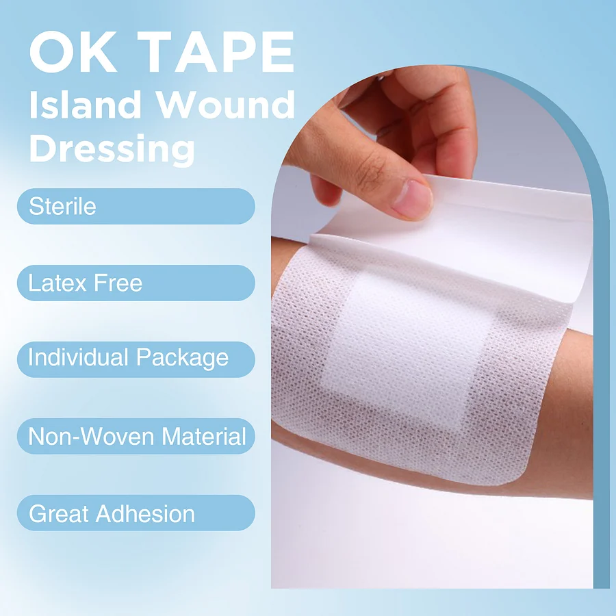 white christmas dresses Ceeport® Adhesive Island Dressing with Non-Stick Pad for Wound Care –  CEEPORT main image 0