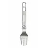 Portable Folding Tableware Hollow Handle Design for Outdoor Travel Camping