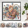 Exquis chat-partiel spécial diamant peinture-30 * 30cm