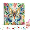 (25x25cm)DIY Pre-Framed 3D Flapping Butterfly Diamond Painting Art Craft Kit Living Room Decor
