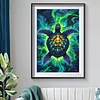 (US Only)Paint By Numbers Kit On Canvas DIY Oil Art Sea Turtles Picture Home Decor40x60cm