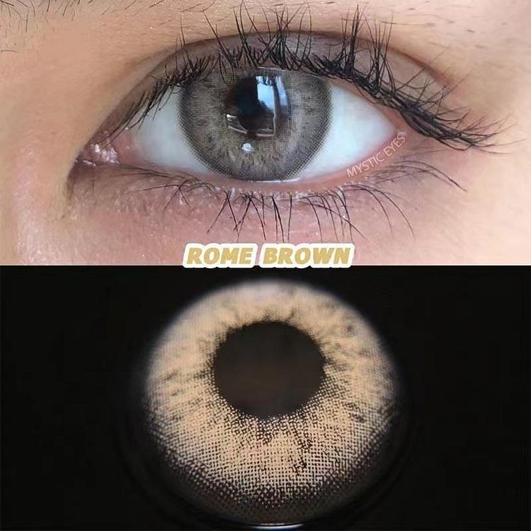 Rome Brown Natural Colored Contact Lenses
